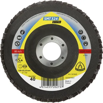 Brusný talíř Brusný lamelový talíř, rovný, smt 324 extra, 125x22,23/60