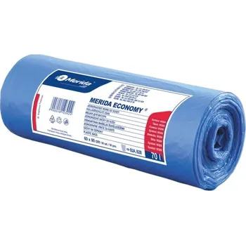 Pytle na odpadky Merida Sáčky na odpadky HDPE 8 mi,60x90cm,70 l,modré, 50 ks/b