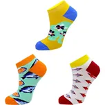 Emi Ross Dámské veselé ponožky ZCC3002 - 3bal Barva: Vícebarevné 2, Velikost: 35-38