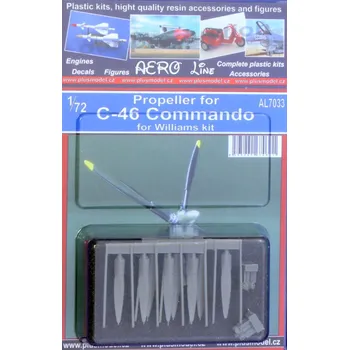 Plastikový model Plusmodel 1/72 Propeller for C-46 Commando (WILLIAMS)