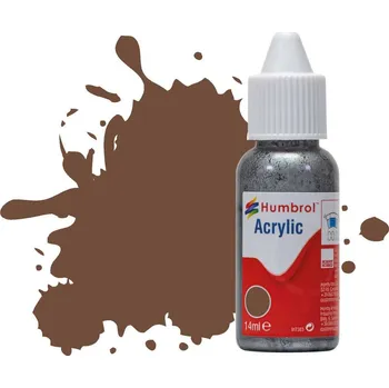 Modelářská barva Humbrol DB0098 akryl 14ml Chocolate Matt