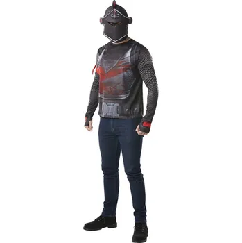 Karnevalový kostým Rubies UK - Tričko pro dospělé Fortnite Black Knight - M