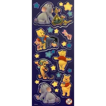 samolepka Samolepky Disney Medvídek Pů svítící ve tmě - arch C