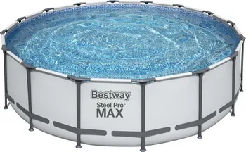 Bazén Bestway Steel Pro Max 4,88 x 1,22 m + kartušová filtrace, schůdky