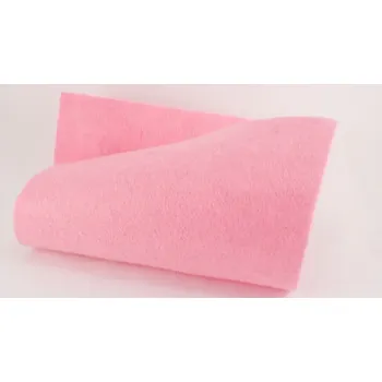 Látková dekorační plsť - světle růžová