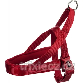 Postroj pro psa Postroj PREMIUM COMFORT 30-50cm/25mm (S-M) - červená