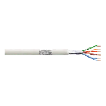 Síťový kabel Cat.5e Patch kebel, SF/UTP, 305m Barva: šedá, Balení: metráž do 100 m