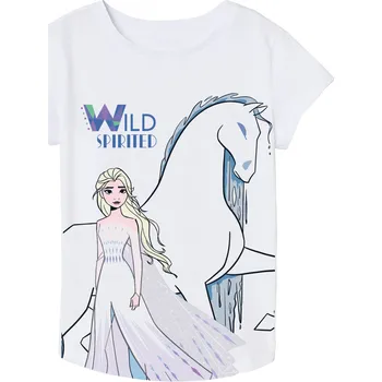 Eplusm Ledové království Anna a Elza Frozen tričko bílé Barva: Bílá, Velikost: 122