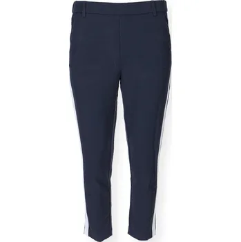 Dámské kalhoty A-069 kalhoty 7/8 barva: modrá, velikost: S