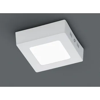Trio Leuchten 657110601 ZEUS - LED stropní čtvercové svítidlo 5,5W, 3000K, 12 x 12cm (LED stropní přisazené svítidlo v bílé barvě)