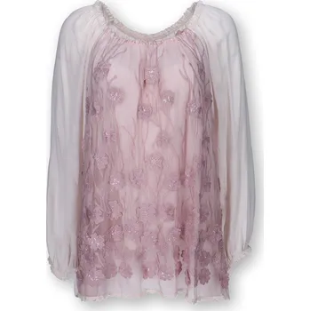 Dámská halenka c1035/1067 halenka Itálie barva: růžová