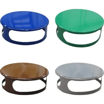 Venkovní odpadkový koš Víko pro betonový odpadkový koš Zelená