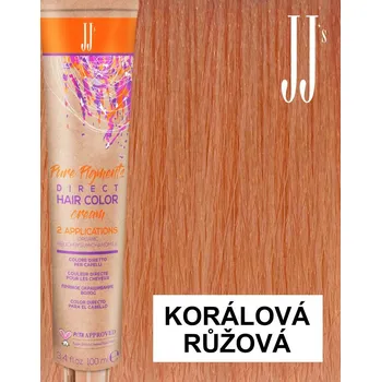 Barva na vlasy JJ's Direct Champagne Rose barva na vlasy korálová růžová 100 ml