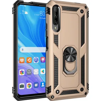 Pouzdro na mobilní telefon Armor ring obrněné ochranné pouzdro pro Samsung Galaxy A50/ A50S / A30S Barva: Béžová