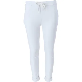 1098 kalhoty teplákové Itálie barva: bílá, velikost: L