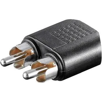 Počítačové příslušenství PremiumCord Adaptér 1x stereo jack female - 2x Cinch male