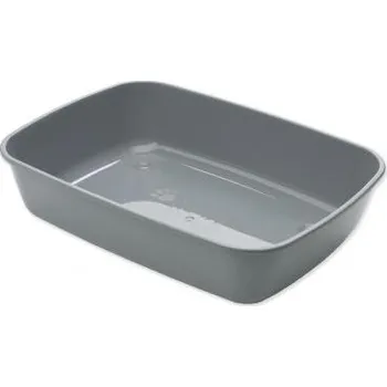 Toaleta pro kočku Savic Toaleta Isis šedá bez okraje 42x30,5x10 cm