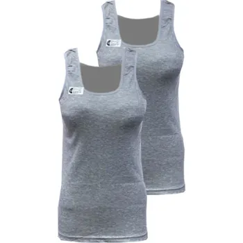 Numberoplus Dámská košilka s širokým ramínkem Tvuji - 2ks Barva: Šedá, Velikost: 3XL