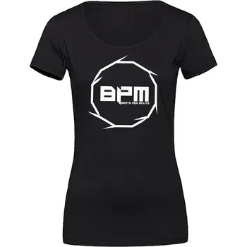 Dámské tričko DNB tričko dámské "BPM Round" Velikost: L, Barva: Černá