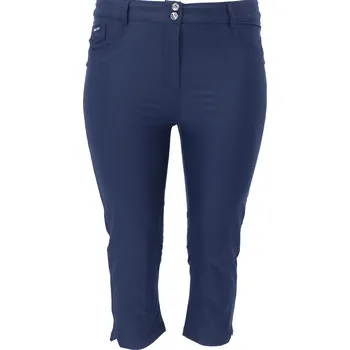 Dámské kalhoty Abgs 3538 Capri 3/4 barva: modrá tmavá, Velikost: 52