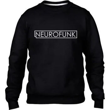 Pánská mikina Neurofunk mikina pánská bez kapuce "Minimalistic" Velikost: M, Barva: Černá