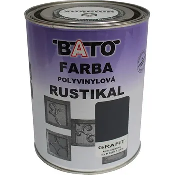 barva na zeď UMAKOV Barva polyvinylová, grafit RUSTICAL 1,0kg (0,8L)