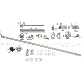 Zámek na kolo Nabytekmorava Kontejnérový zámek centrální