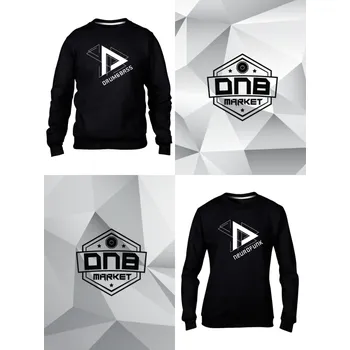 Pánská mikina Set 2 DNB mikiny bez kapuce "Epic" (-10%) 1. Vyber svůj set: 1, 2. Pánské - vyber velikost: L, 3. Dámské - vyber velikost: XL