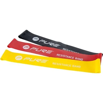 Pure2Improve Odporová fitness aerobic guma P2I SET 3 ks - 30 x 5 cm
