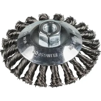 Kotoučový drátěný kartáč bk 600 z, copánkový, 100mm, ocel