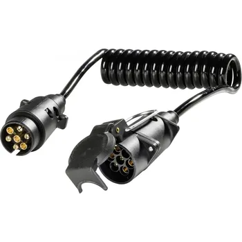 Přívěs k motorovému vozidlu AS Schwabe 61476 zástrčka pro zapojení přívěsu [7 pólová zástrčka - 7 pólová zásuvka] plast