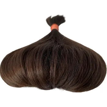 Příčesek Středoevropské vlasy, HNĚDÁ 35 - 39 cm