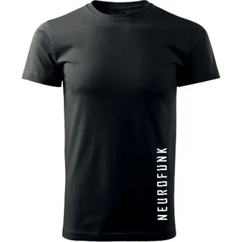 Pánské tričko Pánské tričko NEUROFUNK Break Velikost: 4XL, Barevnost motivu: Bílá