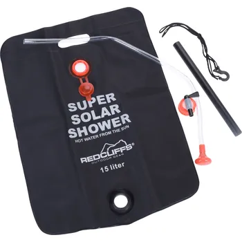 kempingová sprcha Redcliffs Super Solar Shower černá 15 l