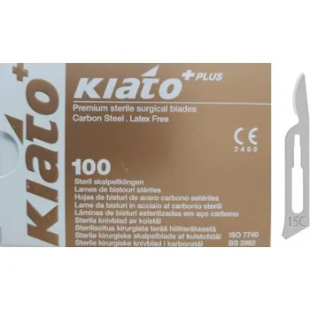 Skalpel Kiato Carbon skalpelové čepelky fig. 15C, 100 ks