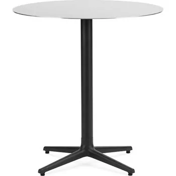 Barový stolek Normann Copenhagen Stolek Allez Table 4L, Ø70 cm, Stainless Steel