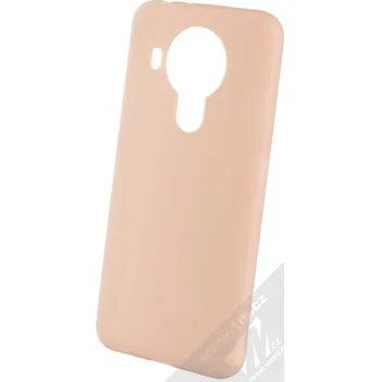 Pouzdro na mobilní telefon 1M.cz Matt TPU ochranný silikonový kryt pro Nokia 5.4 růžová