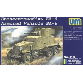 Plastikový model Unimodel 1/72 BA-6