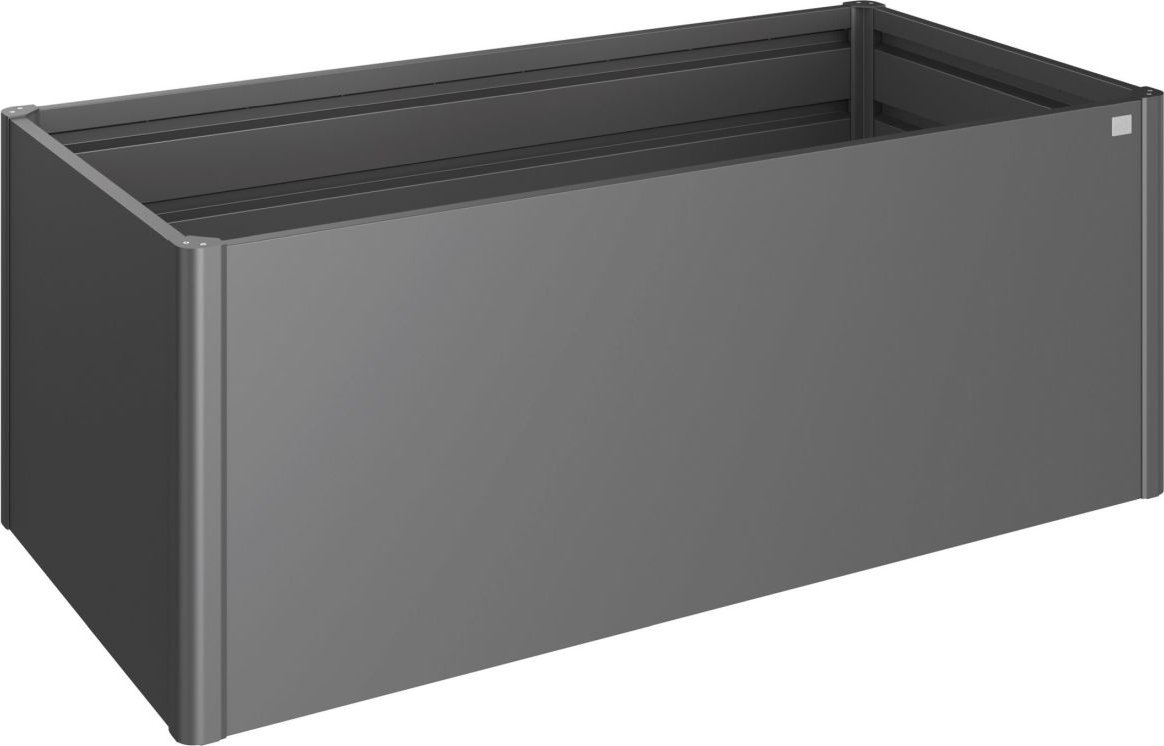 Biohort Zvýšený truhlík na zeleninu 2 x 1 tmavě šedá metalíza (Rozměr 201 x 102 x 77 cm)