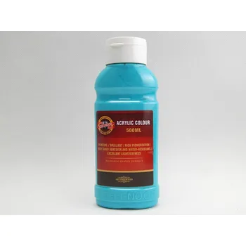 Výtvarná barva Koh-i-noor Barva akrylová 500ml tyrkysová Koh-i-noor 1627/0460 243