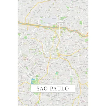 Plakát Plakát, Obraz - Sao Paulo color