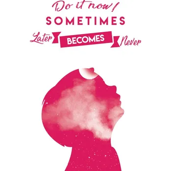 Plakát Plakát, Obraz - Do it now - Pink