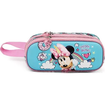 Penál Karactermania - Pouzdro Minnie Mouse s jednorožci -