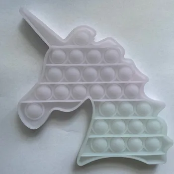 Dětské zboží Pop it antistresová hračka měnící barvu - bílá