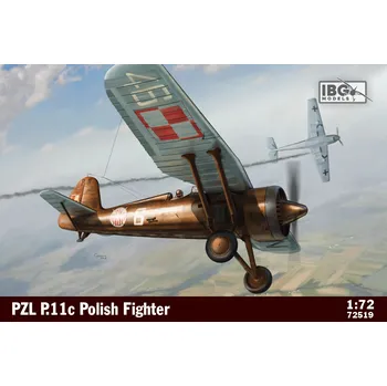 Plastikový model IBG 1/72 PZL P.11c Polish Fighter Plane