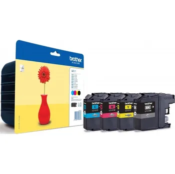 Počítačové příslušenství LC121VALBP - BROTHER ink multipack CMYK (až 4x300 stran A4 při 5% pokrytí)