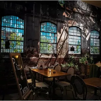 Tapeta Solution Media 3D tapeta - Retro okna MU2612 1 - Voděodolné plátno - Textilní tapeta omyvatelná - 250g/m2