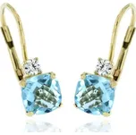 Zlatnictví U Kostela Zlaté náušnice s přírodním topazem 1278MŽ 470503418