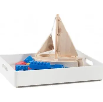 Úložný box Bílá dřevěná bedýnka