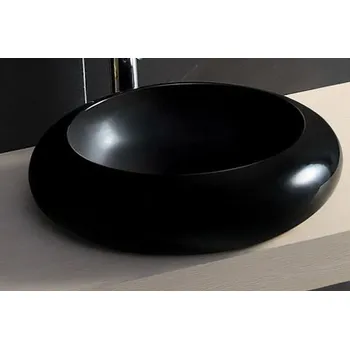 Umyvadlo NOIR - keramické designové umyvadlo 500x500x130mm (bss2101B)